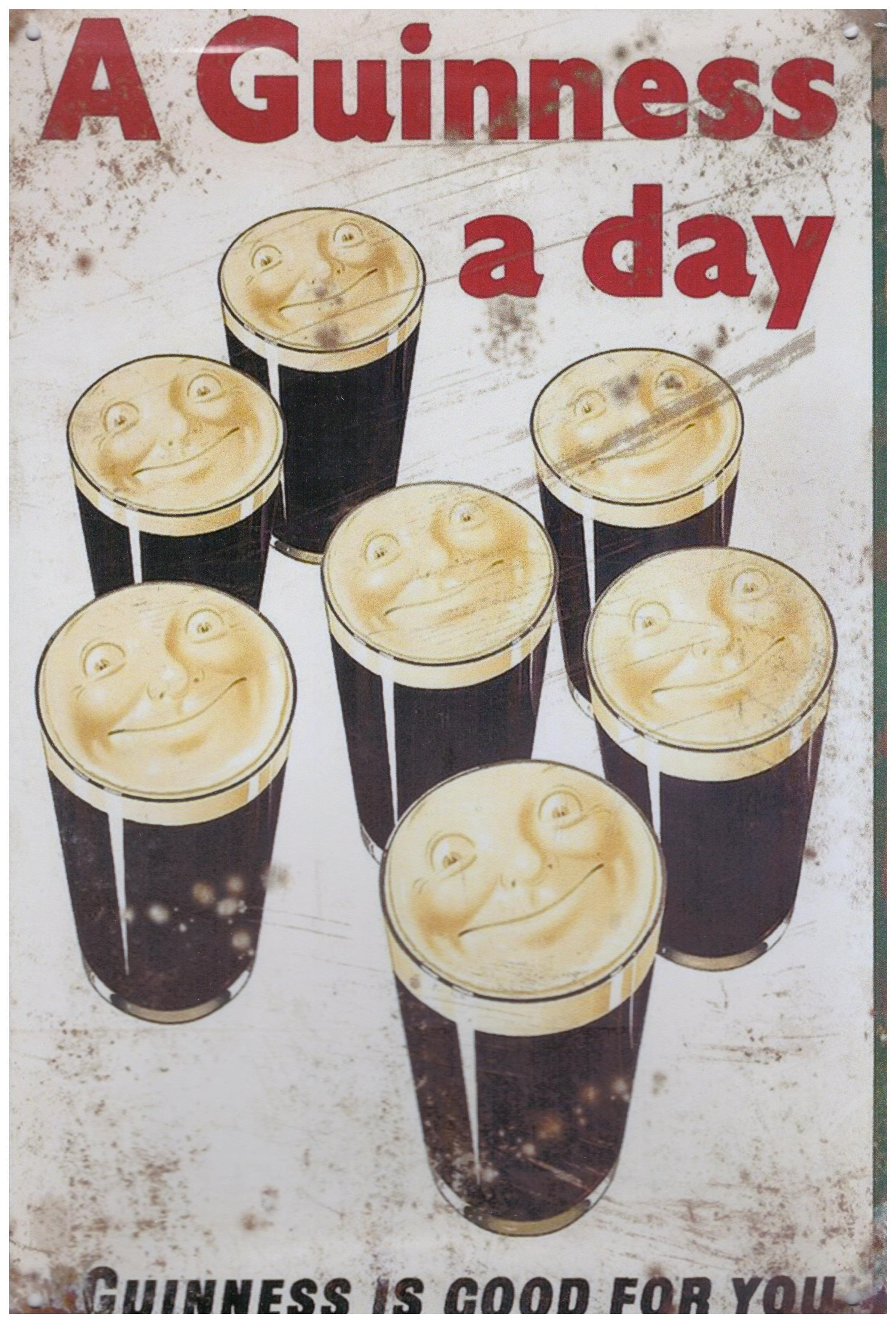 A Guinness a day - Old-Signs.co.uk